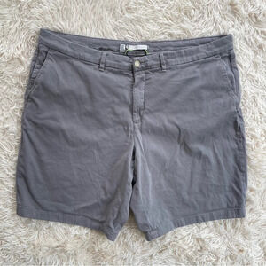 Robert Graham Classic Fit Shorts Size 40 x 10 Bermuda pockets grey cotton